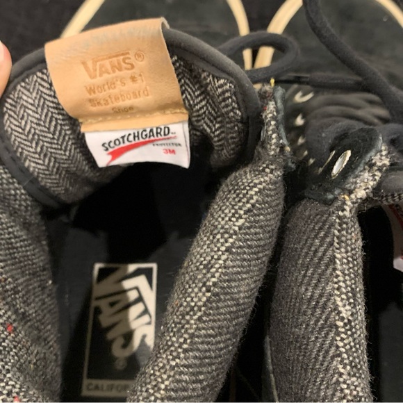 Vans suede & tweed high tops - Picture 7 of 9